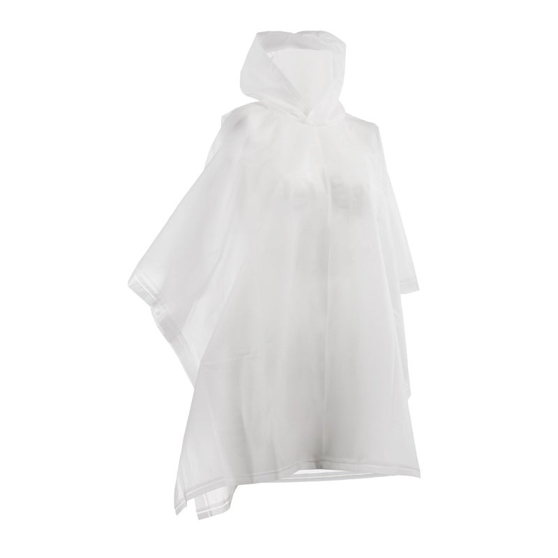 Totes Kids Rain Poncho Reusable, Compact & Travel-Friendly, Pullover Hood, Easy Snap, Lightweight, Clear - Image 1